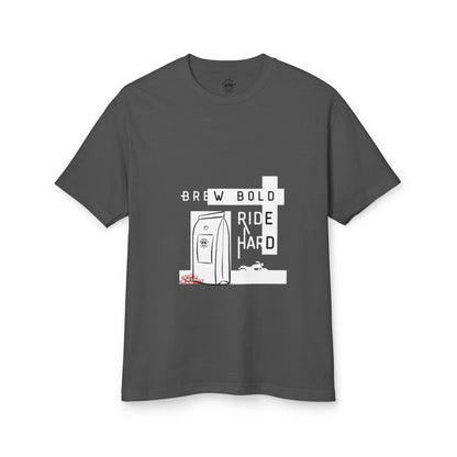 Brew Bold / Ride Hard – Vintage Heavyweight Tee