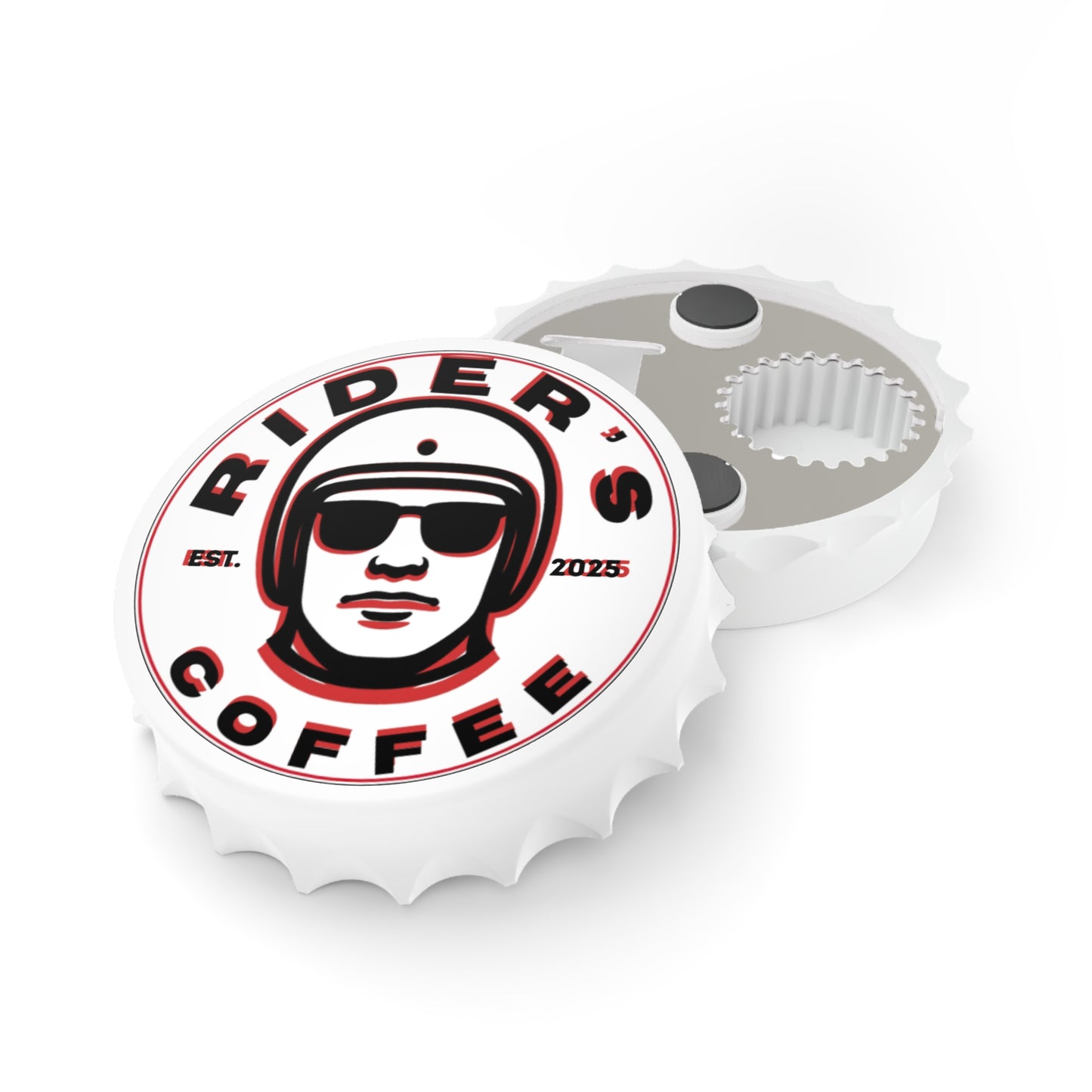 Bottle Opener - Psych Rider (White)