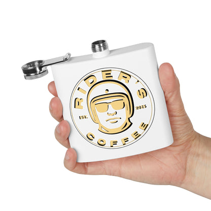 Rider’s Coffee 6oz Stainless Steel Flask