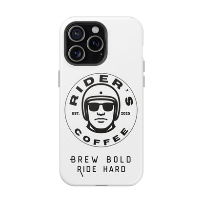 Rider’s Coffee iPhone Case - Alpine White
