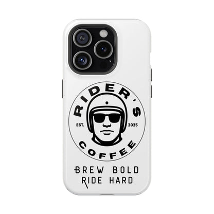 Rider’s Coffee iPhone Case - Alpine White