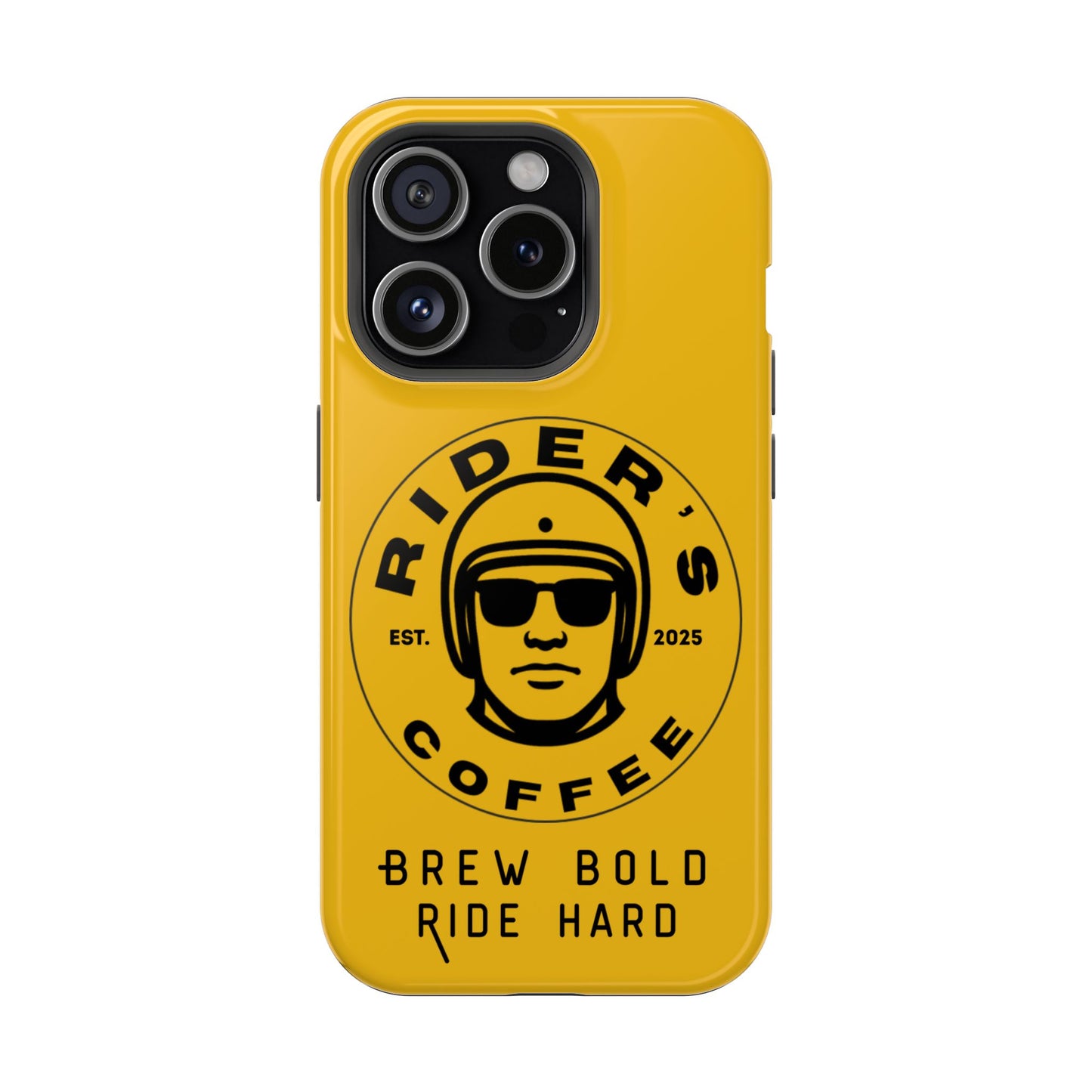 Rider’s Coffee iPhone Case - Desert Yellow