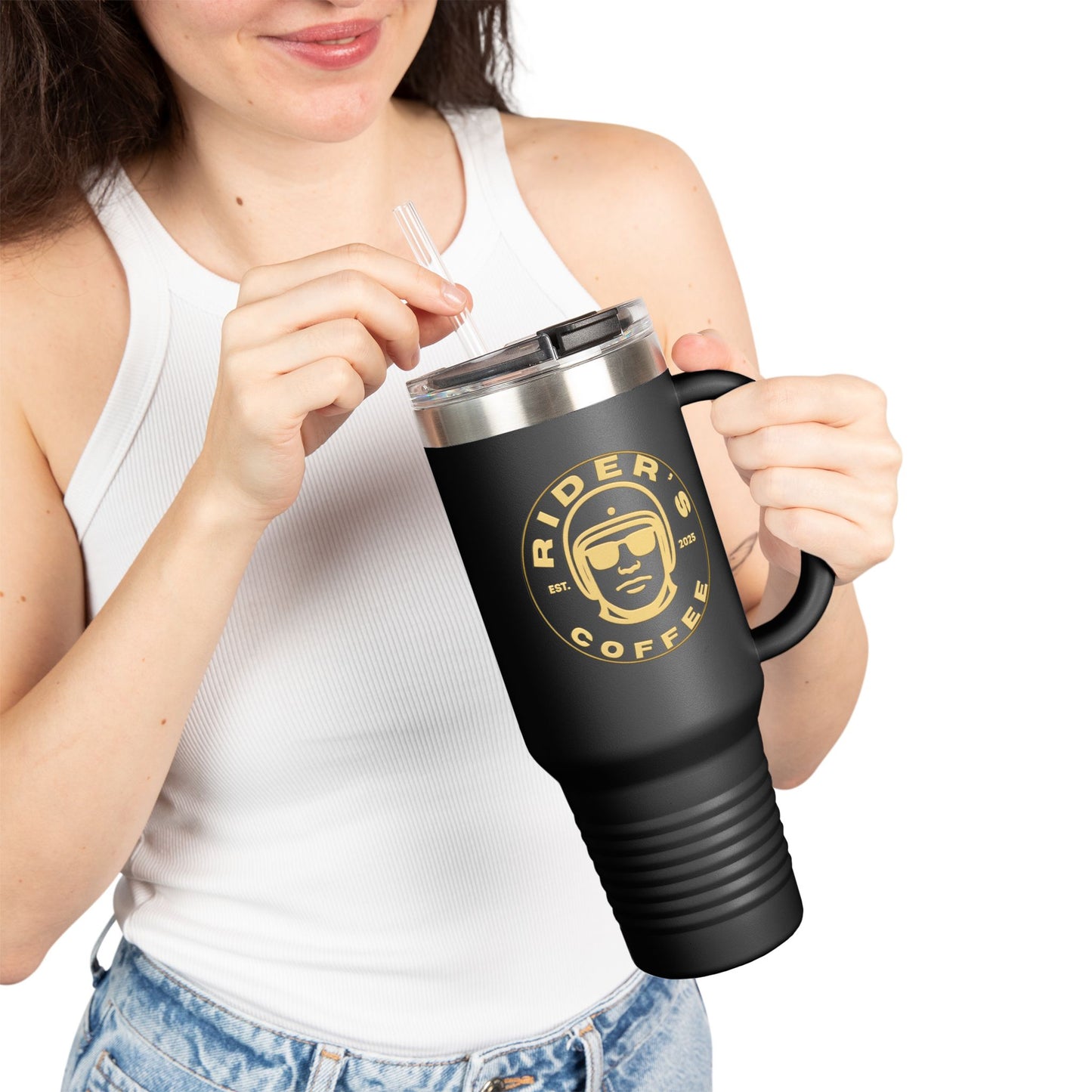 Rider's Coffee 40oz Insulated Tumbler