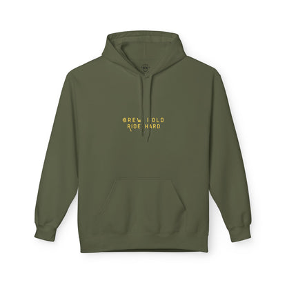 'Brew Bold Ride Hard' Moto Coffee Pullover