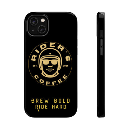 Rider’s Coffee iPhone Case- Gold Edition