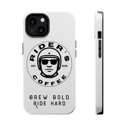 Rider’s Coffee iPhone Case - Alpine White