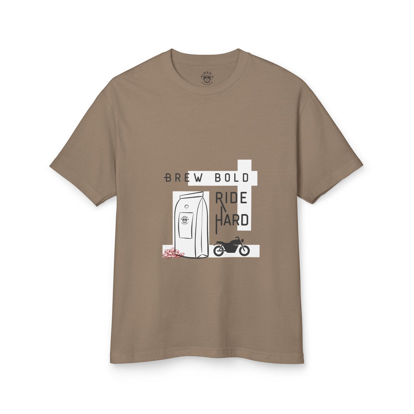 Brew Bold / Ride Hard – Vintage Heavyweight Tee