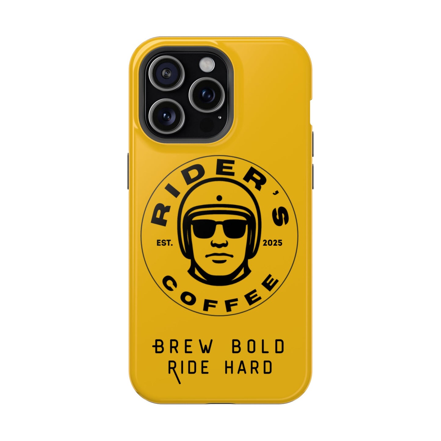 Rider’s Coffee iPhone Case - Desert Yellow