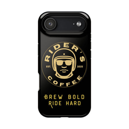 Rider’s Coffee iPhone Case- Gold Edition