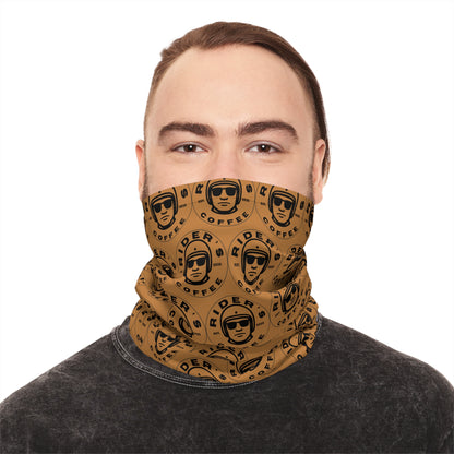 Rider's Coffee Neck Gaiter - Black & Brown
