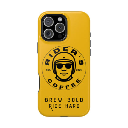 Rider’s Coffee iPhone Case - Desert Yellow