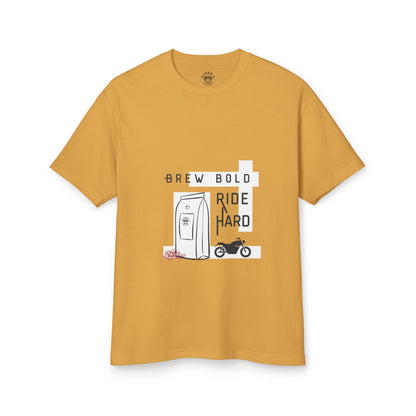 Brew Bold / Ride Hard – Vintage Heavyweight Tee