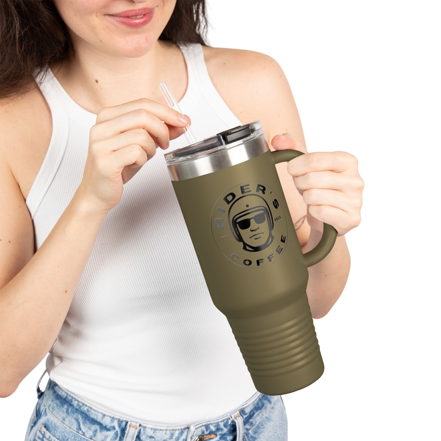 Rider's Coffee 40oz Insulated Tumbler
