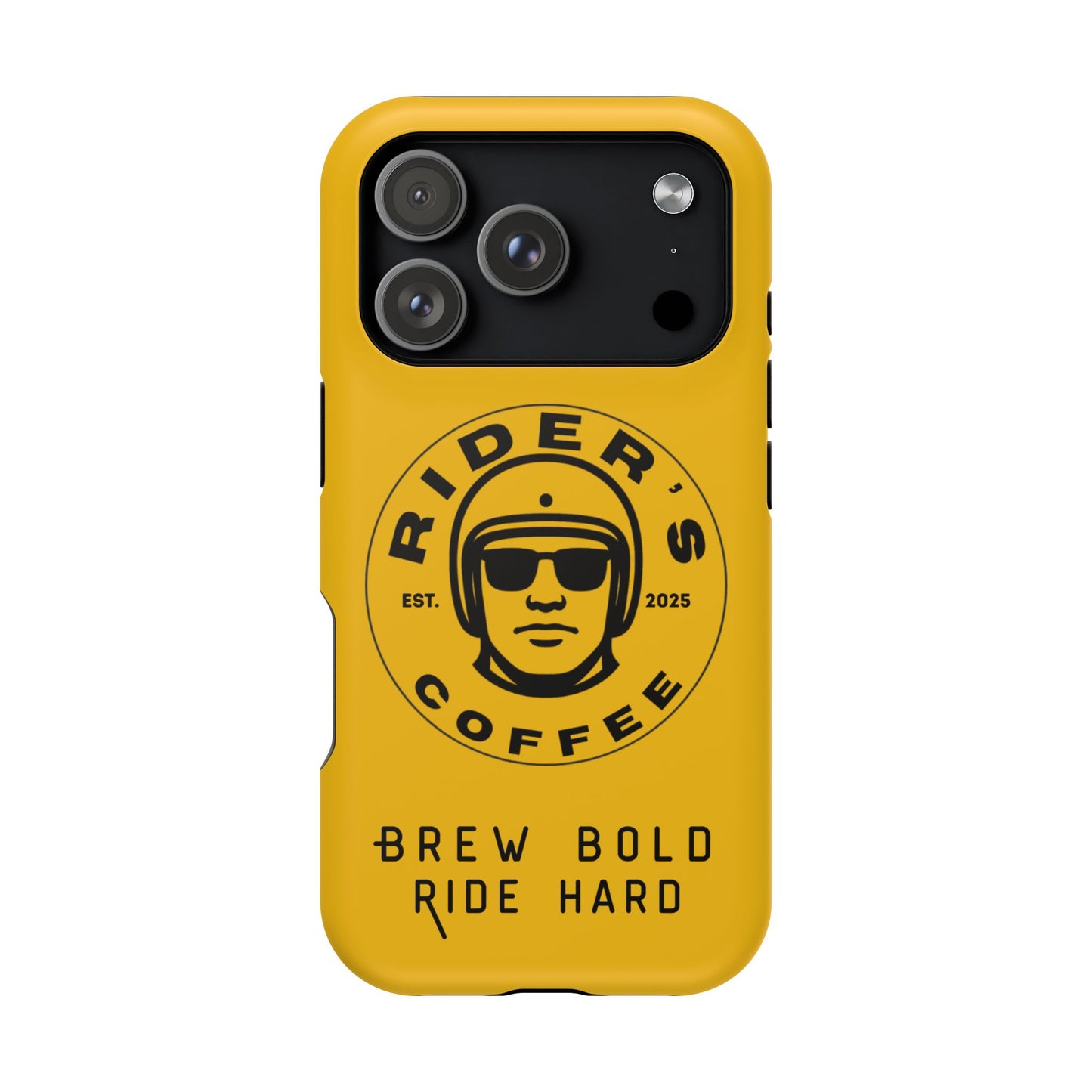 Rider’s Coffee iPhone Case - Desert Yellow